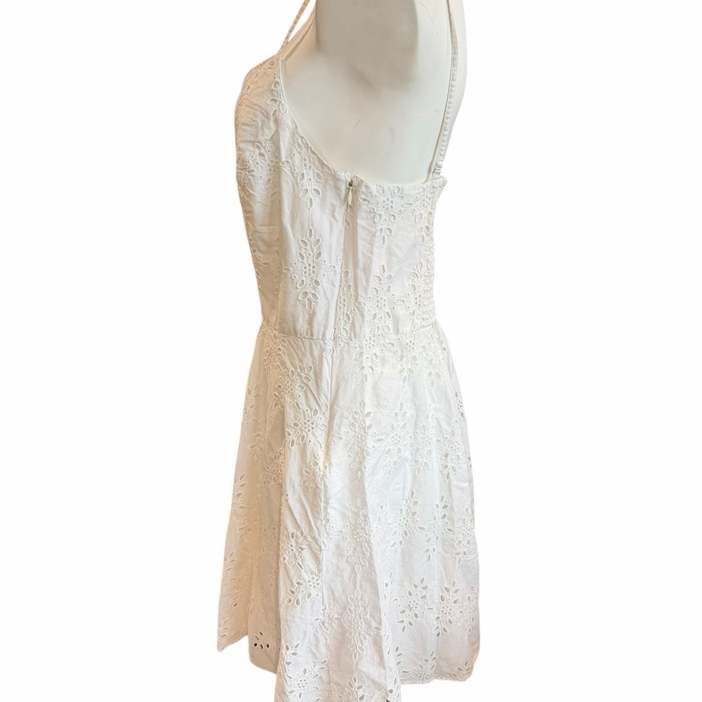 Old Navy White Eyelet Midi Dress - Picture 4 of 8